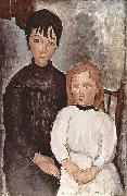 Amedeo Modigliani, Zwei Madchen